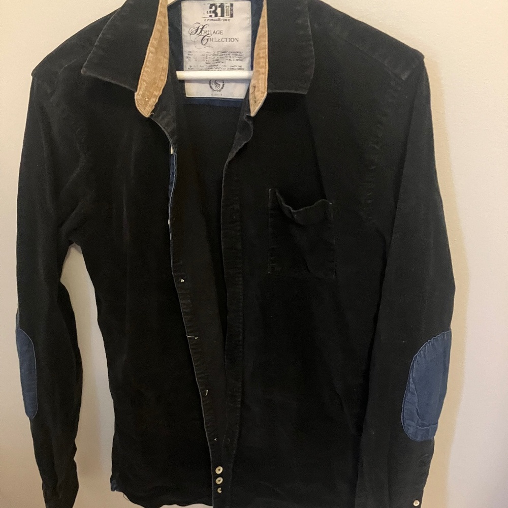 Corduroy long sleeves in blue